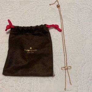 Kate Spade Lariat Bow Necklace